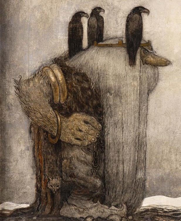A painted concept of a troll