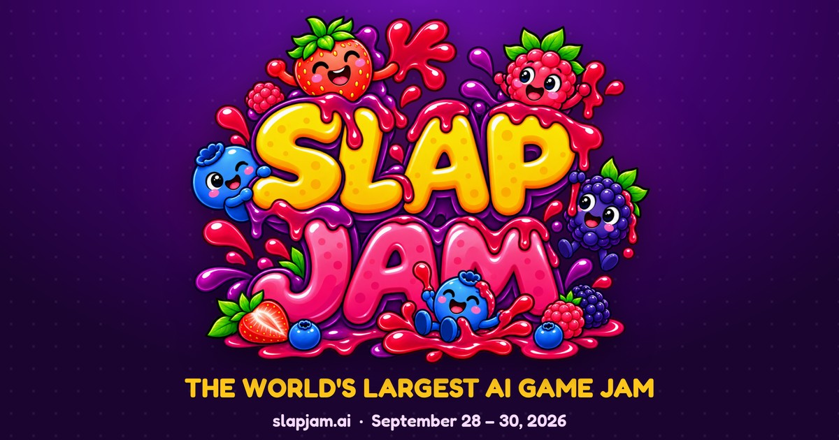 Slapjam opens September 28 with a 48-hour mobile-browser AI game jam